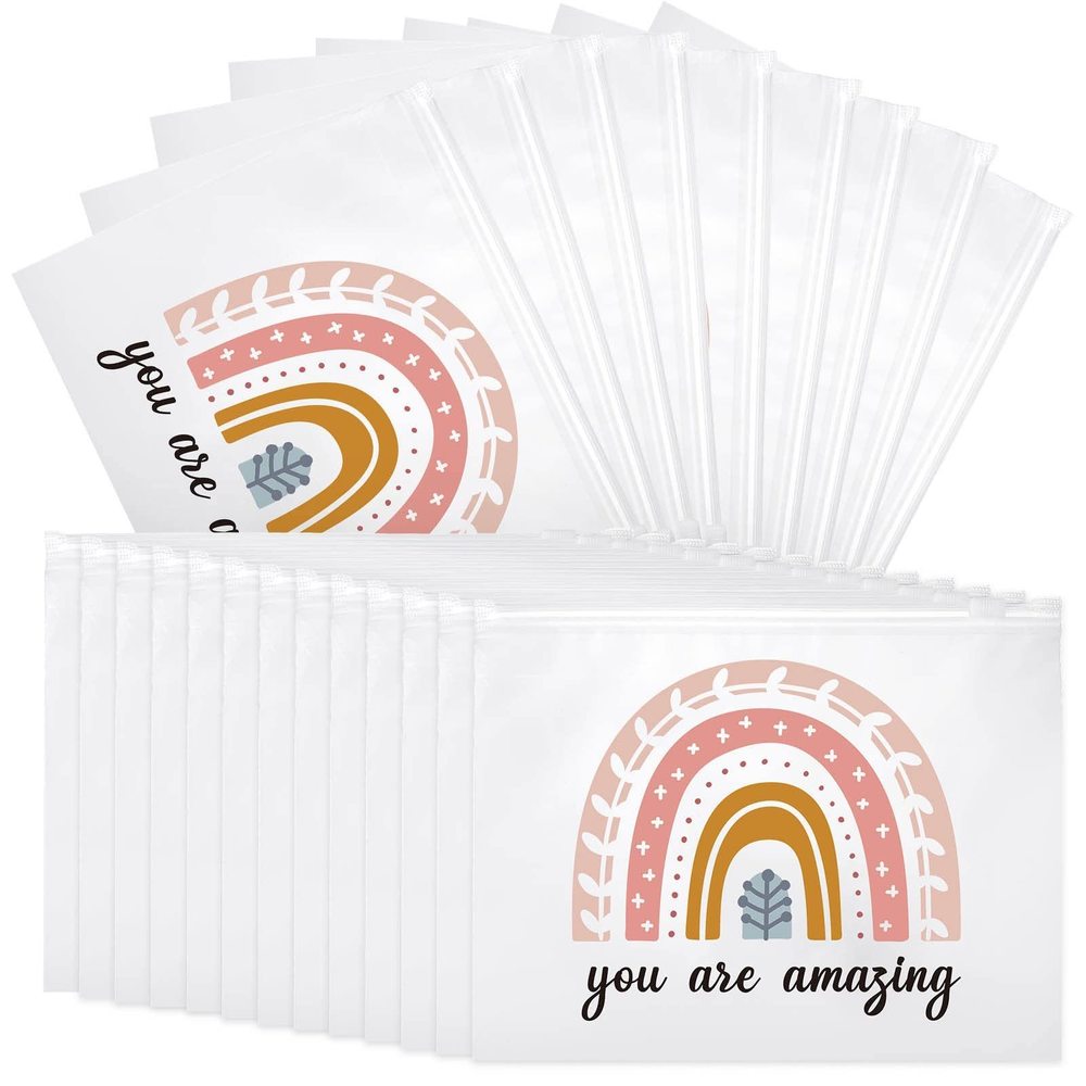 50 Pcs Inspirational Gifts Bulk For Women Cosmetic Bag Eva You Are Braver🐶